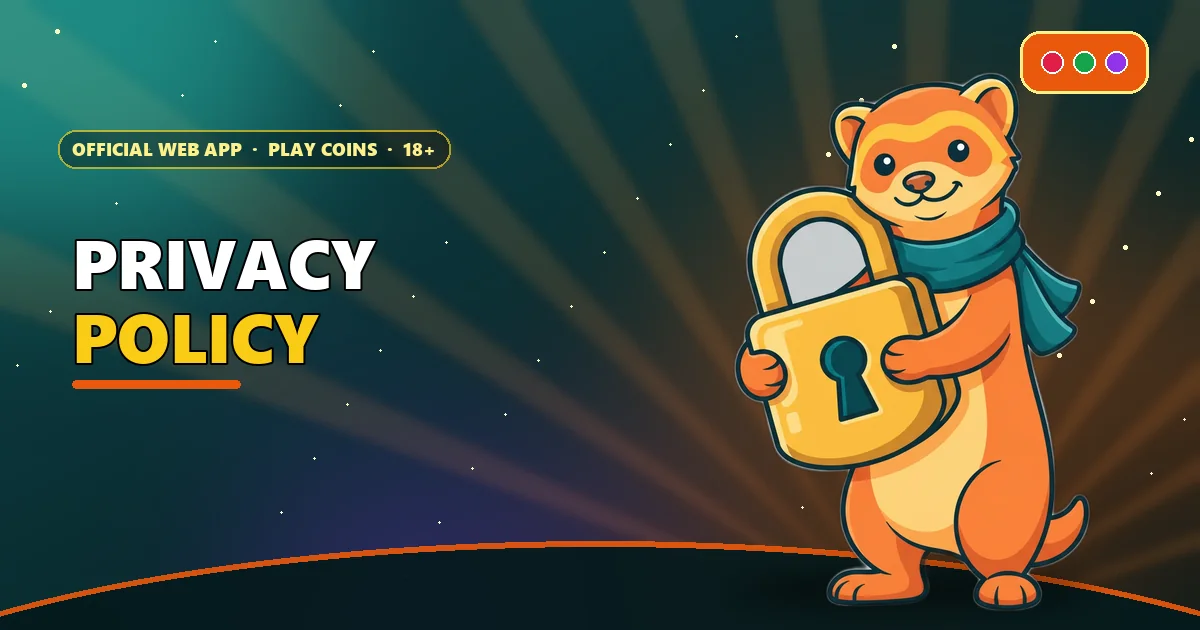 Ferret hugging a golden padlock for the 6E Club privacy policy
