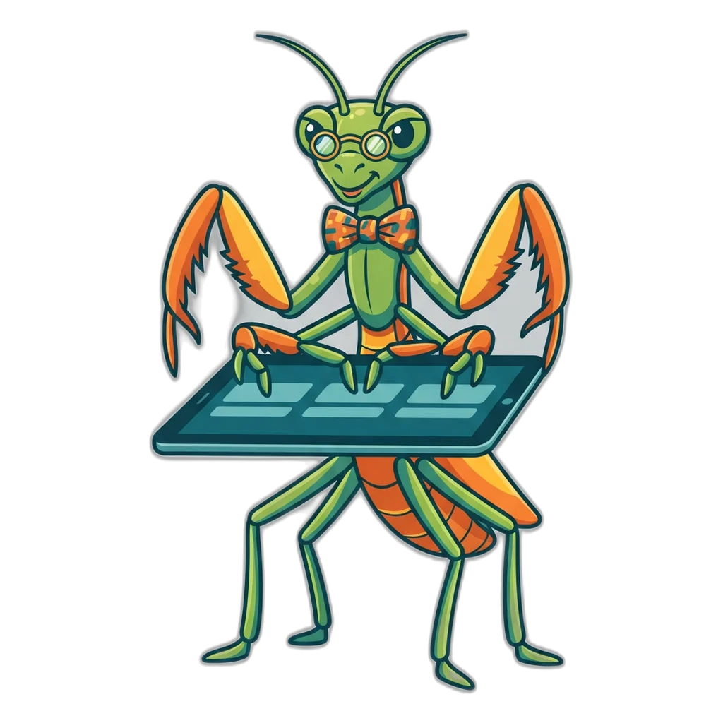 Mantis clerk typing a username, password and confirm box at the same time