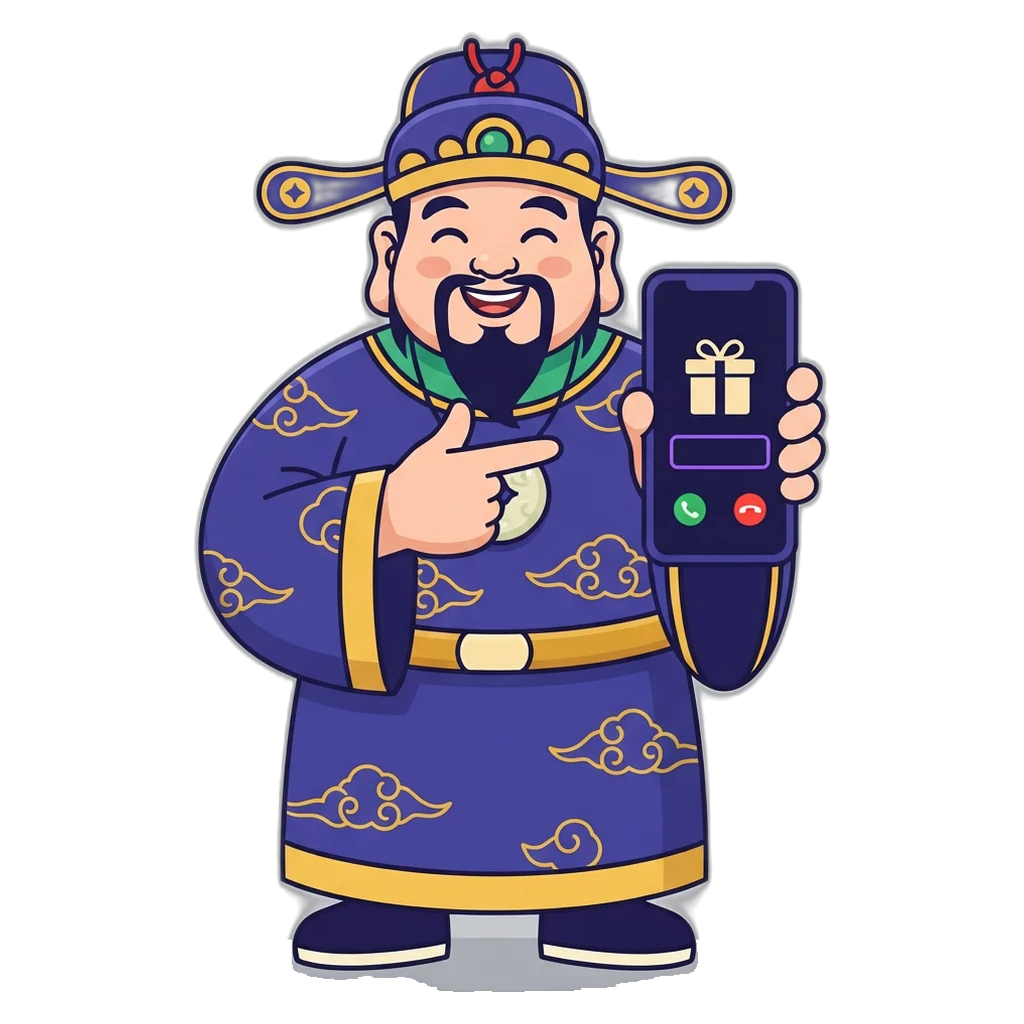 Mascot pointing at the gift code field in the 6E Club wallet screen