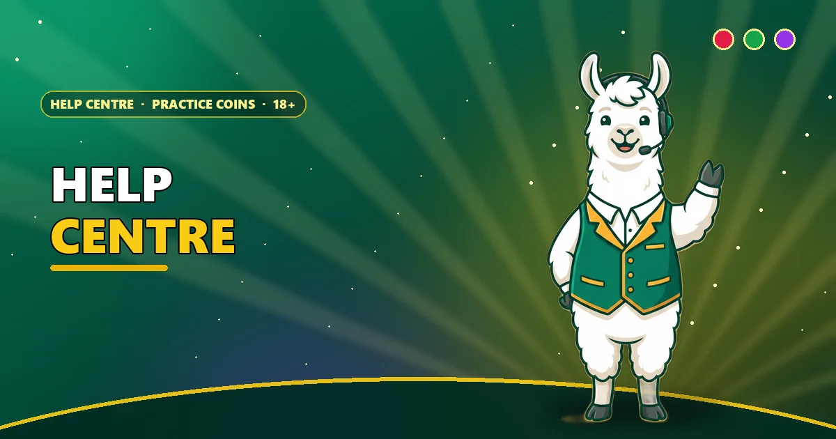 Llama help-desk clerk with a headset waving for the 6E Club customer care guide