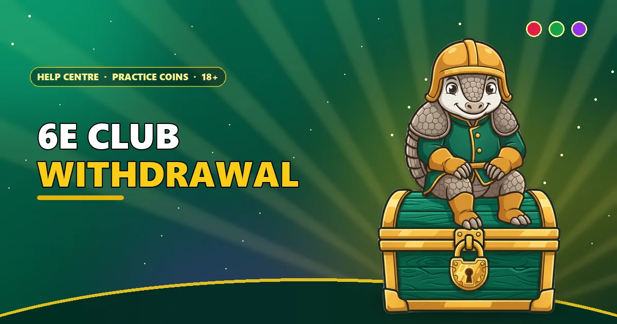 Armadillo guard sitting on a locked emerald chest for the 6E Club withdrawal guide